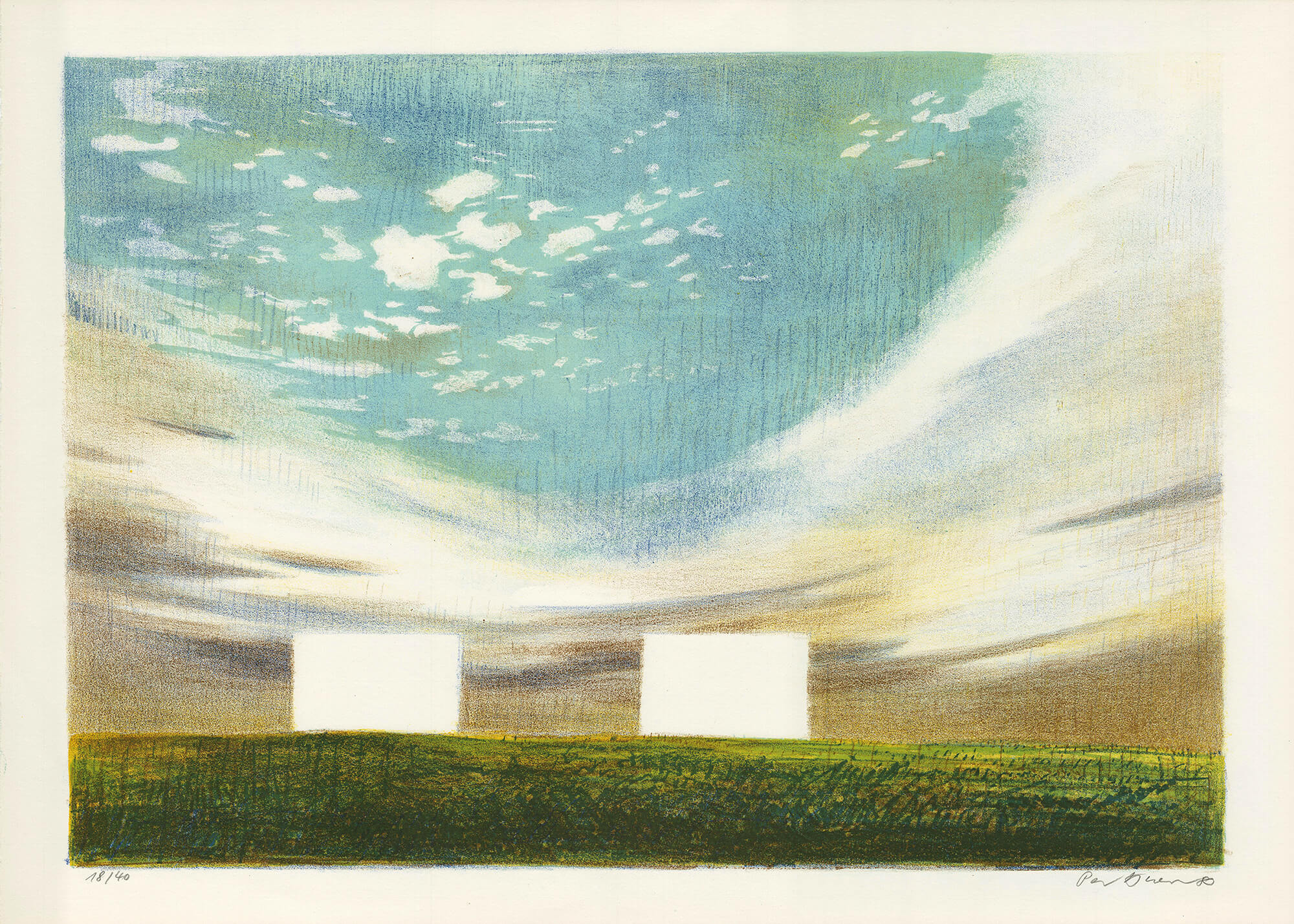 Huemer Peter Zwischen Himmel und Erde, 1980